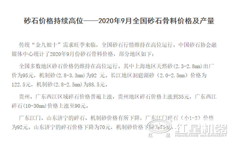 石子廠現(xiàn)在的行情怎么樣？石子破碎機(jī)整套設(shè)備有哪些？